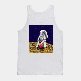 astronauts bury the covid virus dead Tank Top